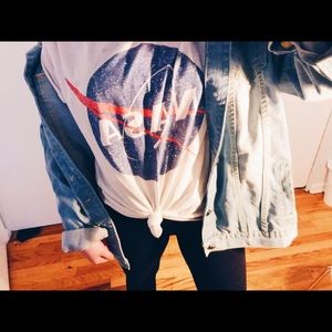 plain white nasa t shirt